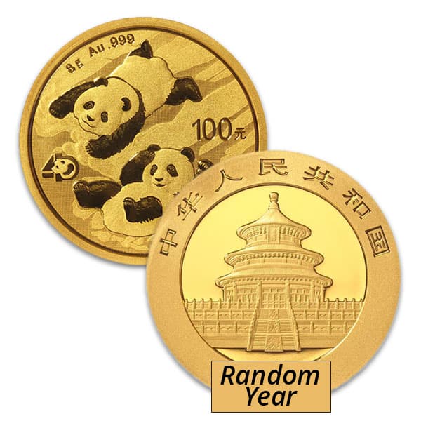 Chinese Gold Panda - 8 Gram, .999 Purity