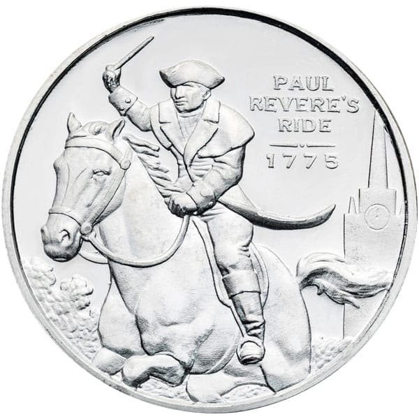 Paul Revere Half Oz Silver Rounds