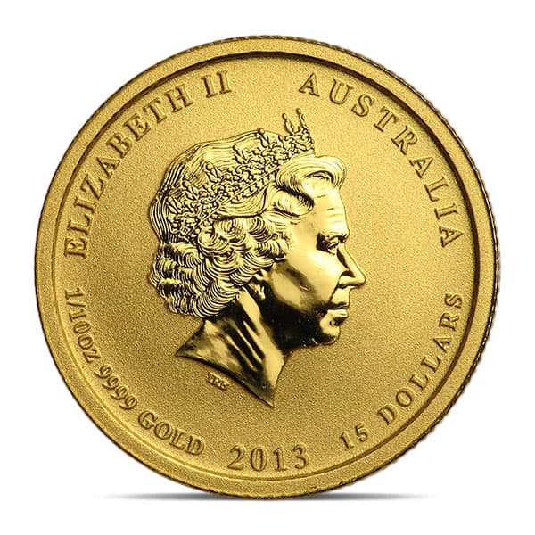 1/10 Oz Gold Australian War in the Pacific Coin, .9999 Pure (Dates Our Choice)