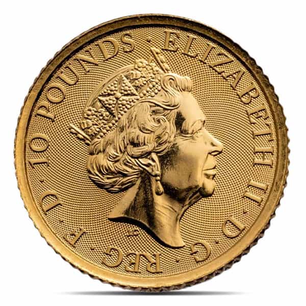 British Royal Arms - 1/10 Troy Oz, .9999 Pure Gold