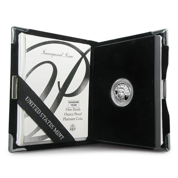 RANDOM Date Proof Platinum American Eagle - 1/10 Troy Oz .9995 Pure