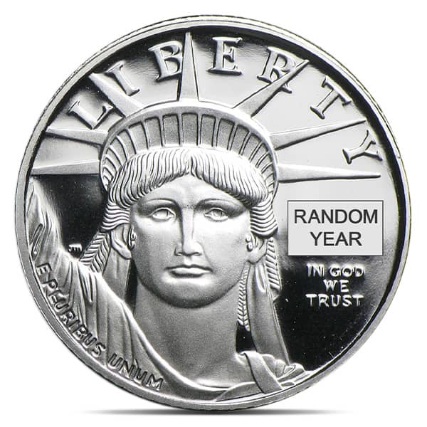 RANDOM Date Proof Platinum American Eagle - 1/10 Troy Oz .9995 Pure