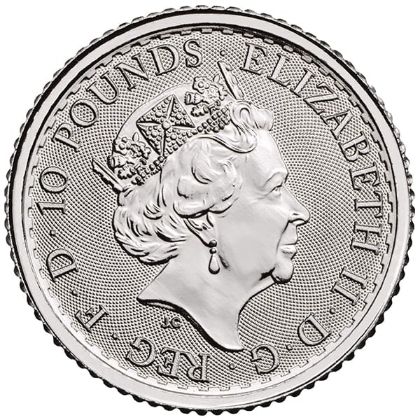 Royal Mint Platinum Britannia - 1/10th Oz Coin .9995 Pure thumbnail