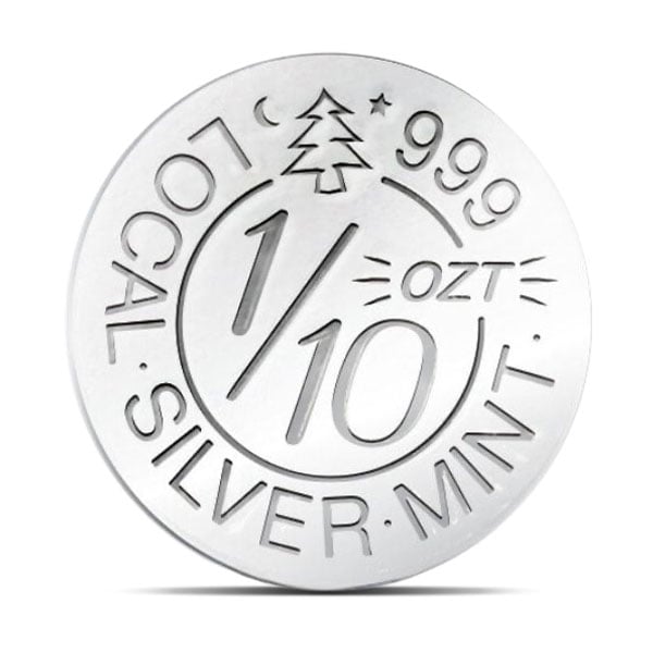 1/10 Ounce LSM Silver Round, .999 Pure