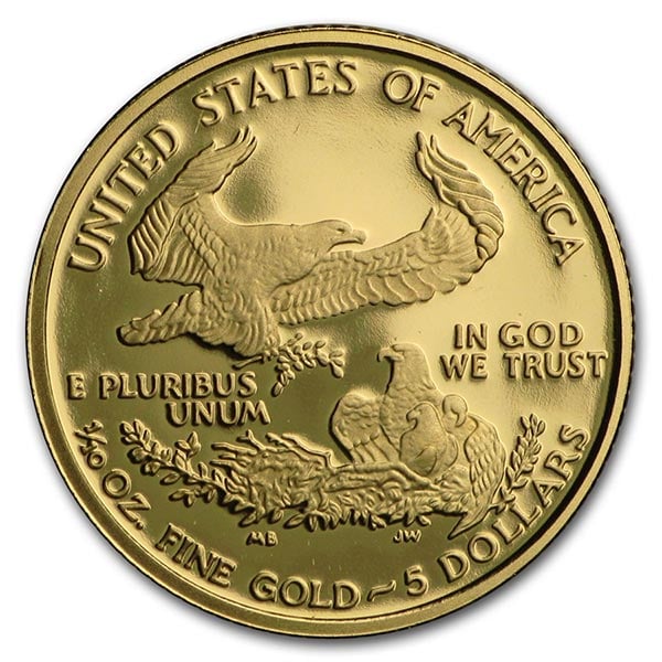 1/10 oz Proof Gold Eagle Coins (Random Years)