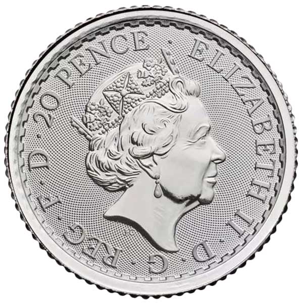 1/10 Troy Ounce British Britannia - .999 Pure Silver thumbnail