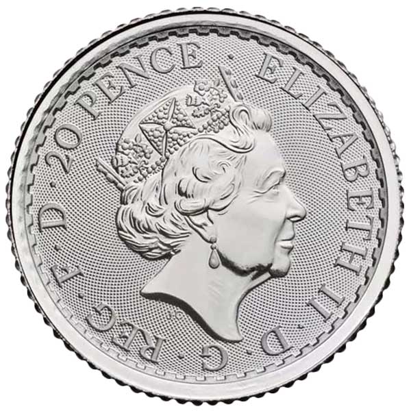 1/10 Troy Ounce British Britannia - .999 Pure Silver