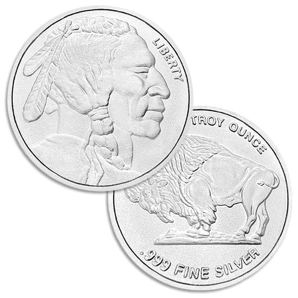 1/10 Ounce Buffalo SILVER Round