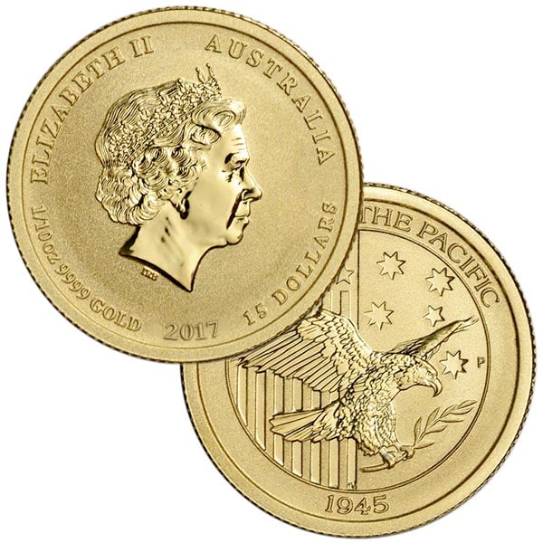 1/10 Ounce Perth Mint Gold Australian Coin, .9999 Pure