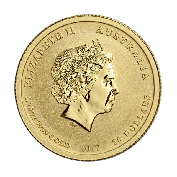1/10 Ounce Perth Mint Gold Australian Coin, .9999 Pure