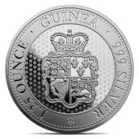 1-1/4 Ounce Silver Rose Crown Guinea - .999 Silver