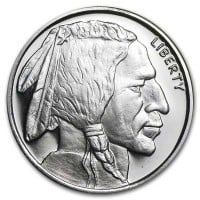 1/2 Ounce Buffalo SILVER Round