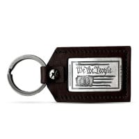 We The People Silver Keychain Card