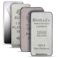 Platinum Bar - 1 Kilo (32.151 Troy Ozs), .9995 Pure