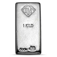 Johnson Matthey Kilo Silver Bar (32.151 Troy Oz), .999 Pure (Newly Minted)