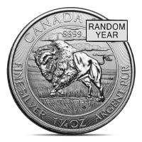 1-1/4 Ounce RCM Bison - .9999 Silver (Dates Our Choice)