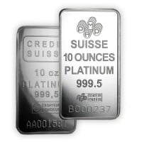 Platinum Bar - 10 Ounce