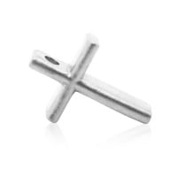 Platinum Pendant - Slender Cross **Matte Finish** - 10.1 Grams, .9995 Fine .24K Pure