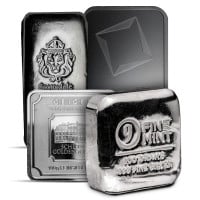 100 Gram Silver Bar - .999 Pure (Design Our Choice)