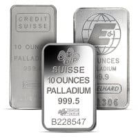 10 Oz Palladium Bars (OUR CHOICE)