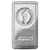 Money Metals Stacker 10 Troy Ounce Silver Bar, .999 Pure