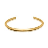 Gold Bangle - Classic Ridged **Matte Finish** - 19.3 Grams, .9999 Fine 24K Pure