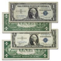 U.S. Silver Certificate Collection - 2 x $1 USD Notes (1935 and 1957)