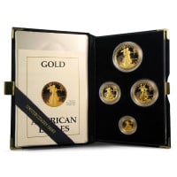 1988 Proof Gold Eagle Set (1 oz, 1/2-oz, 1/4-oz & 1/10-oz)