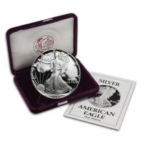 1988 Proof Silver American Eagle - 1 Troy Oz .999 Pure