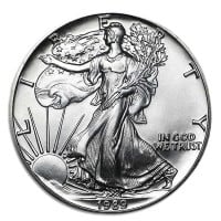 1989 Silver American Eagle - 1 Troy Ounce, .999 Pure