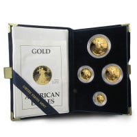 1989 Proof Gold Eagle Set (1 oz, 1/2-oz, 1/4-oz & 1/10-oz)