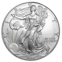 1996 Silver American Eagle - 1 Troy Ounce, .999 Pure