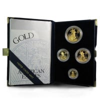 1996 Proof Gold Eagle Set (1 oz, 1/2-oz, 1/4-oz & 1/10-oz)