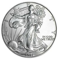 1997 Silver American Eagle - 1 Troy Ounce, .999 Pure