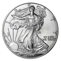 1998 Silver American Eagle - 1 Troy Ounce, .999 Pure