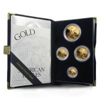 1998 Proof Gold Eagle Set (1 oz, 1/2-oz, 1/4-oz & 1/10-oz)
