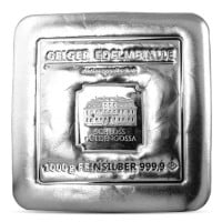 Geiger SILVER Bar - 1 Kilo .999 Pure