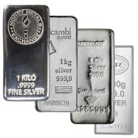 Silver Kilo Bar (32.151 troy ozs) - Design Our Choice