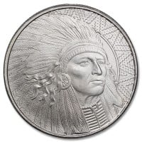 BUFFALO WARRIOR 1 Oz Silver Round