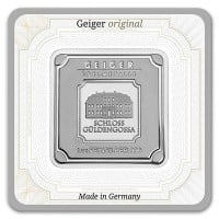 Geiger SILVER Bar - 1 Troy Oz .999 Pure, in Assay