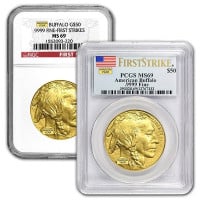 MS69 Graded American Buffalo - 1 Oz Gold (PCGS / NGC) - RANDOM Dates