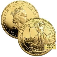 British Britannia, Queen Elizabeth II - 1 Troy Oz, .9999 Pure Gold