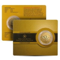 .99999 Canadian Maple Leaf - 1 Oz Gold (In Assay, Any Date)
