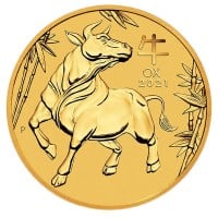 Perth Mint Lunar Series - 2021 Year of the Ox, 1 Oz .9999 Gold