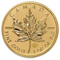 1 oz Canadian Gold Maple Leaf