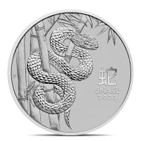 Perth Mint Lunar Series - 2025 Year of the Snake, 1 Oz .9995 Platinum