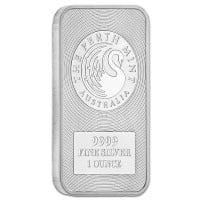 Perth 1 Troy Ounce Bar, .9999 Pure Silver