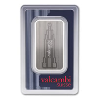 Valcambi 1 Ounce Skyline Bar, .999 Pure Silver