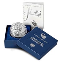 RANDOM Date Burnished American Silver Eagle - 1 Troy Oz .999 Pure
