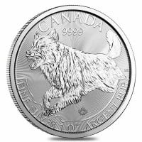 Canadian Predator Series - 2018 WOLF, 1 Troy Oz, .9999 Silver